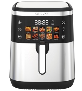 Freidora de Aire Digital de Acero Inoxidable Sokany de 13L para Uso Doméstico, Freidora sin Aceite, Freidora de Aire Inteligente de 14.5 Litros con Pantalla LCD a Color - Product Image 5