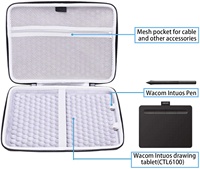 OEM/ODM étui rigide en EVA pour Wacom Intuos taille 26.4 cm X 19.8 cm graphique sans fil moyen sac pour tablette