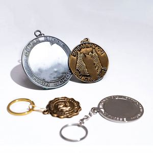 Porte-clés personnalisé Chaîne Pendentif Accessoires Porte-clés en alliage métallique Porte-clés en métal émail - Product Image 2