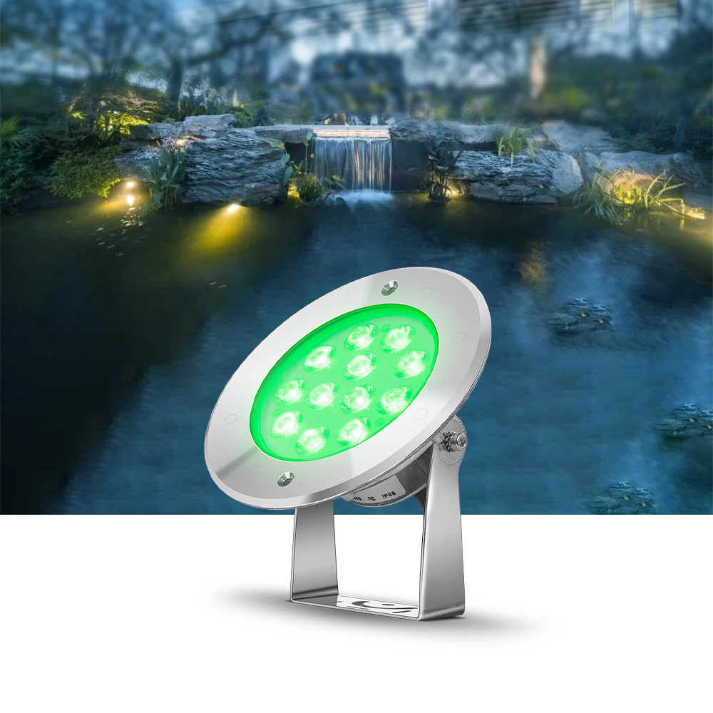DC24Volt 12W DMX512 Control Swimming Pool Led Underwater Lights