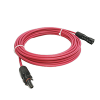 Werkseitige Solarstrom kabel 2,5mm bis 240mm einadriges rot-schwarz verzinntes Kupfer-Gleichstrom kabel XLPO-Isolation material