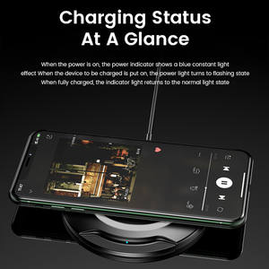 <span class=keywords><strong>Chargeur</strong></span> rapide 15W, <span class=keywords><strong>chargeur</strong></span> inductif, station de recharge <span class=keywords><strong>sans</strong></span> <span class=keywords><strong>fil</strong></span> pour iPhone, <span class=keywords><strong>Samsung</strong></span>, Xiaomi - Product Image 4