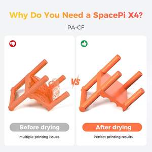 Séchoir à filament Creality SpacePi X4, 4 bobines, double chauffage indépendant, température maximale 85°C, machine de séchage du plastique - Product Image 5