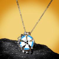 Fabricant direct plaqué platine fleur forme bague collier boucle d'oreille ensemble de bijoux pour mariage fiançailles cadeau pour les femmes