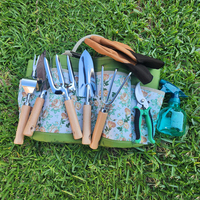 Ensemble de pioches à trois dents en alliage d'aluminium de qualité industrielle, outils de jardinage manuels pour la plantation de fleurs et d'herbes