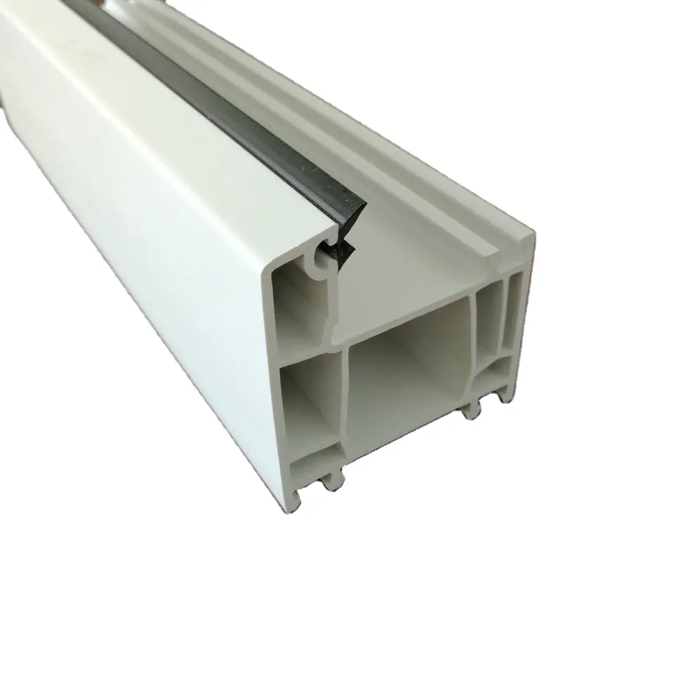 China factory price UPVC Plastic window door Frame pvc profiles for windows