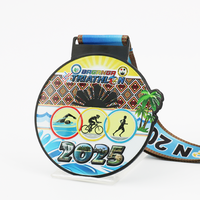 Usine Design Personnalisé Cyclisme Vélo Triathlon Duathlon Vélo Course Prix Souvenir Médailles En Métal