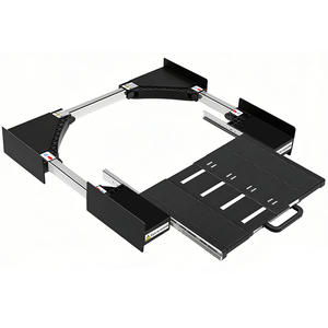 Kit d'empilage noir pour lave-linge et sèche-linge, pièces détachées pour appareils électroménagers, vente en gros - Product Image 3