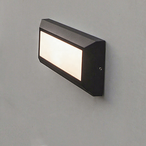 Éclairage intégré pour escaliers muraux extérieurs, lumière LED carrée longue <span class=keywords><strong>horizontale</strong></span> encastrée pour marches de terrasse de jardin - Product Image 1