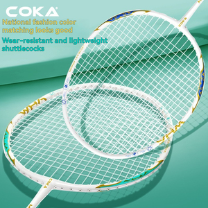 Raquette de badminton tout-en-un en alliage d'acier durable, antidérapante, absorbant les chocs, raquette de badminton d'extérieur, raquettes de tennis pour adultes - Product Image 2