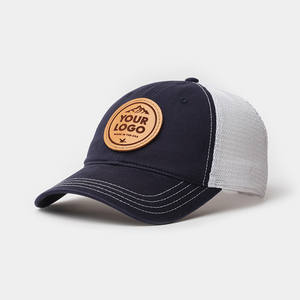 Casquette Trucker Richardson 112 avec logo patch, en cuir, Gorras Blanks, maille populaire, unie, haute qualité, personnalisable, camouflage - Product Image 1