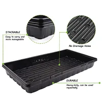1020 Bacs de germination pour semences de plantes en plastique robuste, bacs hydroponiques, bacs de pépinière