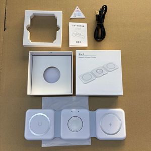 Chargeur sans fil 3 en 1 S30 15W magnétique pour Apple Watch, écouteurs et téléphone, charge rapide, interface Type C - Product Image 2