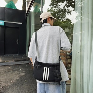 Casual Sports Crossbody Bag Nylon Unisex Large Capacity Detachable Strap Summer 2024 Red Black White Green - Product Image 4