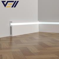 Moulure couronne LED moderne VELL pour décoration de plafond et de mur Économie d'énergie