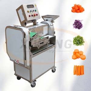 Industrial Fruit Cutting Machine New Condition Onion Top and Tail Slicer Potato Chips <b>Cutter</b> with Core Motor Component - Product Image 1