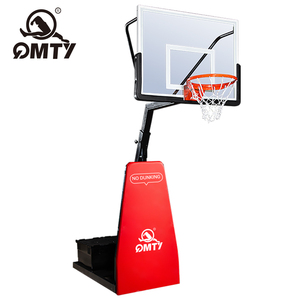 Équipement d'entraînement de terrain Hauteur réglable professionnelle 6.5-10 'Cerceau de <span class=keywords><strong>basket</strong></span>-ball portable <span class=keywords><strong>avec</strong></span> roues - Product Image 5