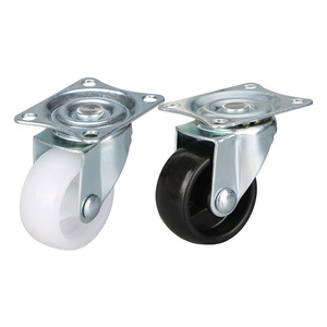 1.5-Inch Flat Bottom Swivel <b>Caster</b> <b>Wheel</b> With Bolt Hole Mounting For Furniture And Clothes Racks - Product Image 4
