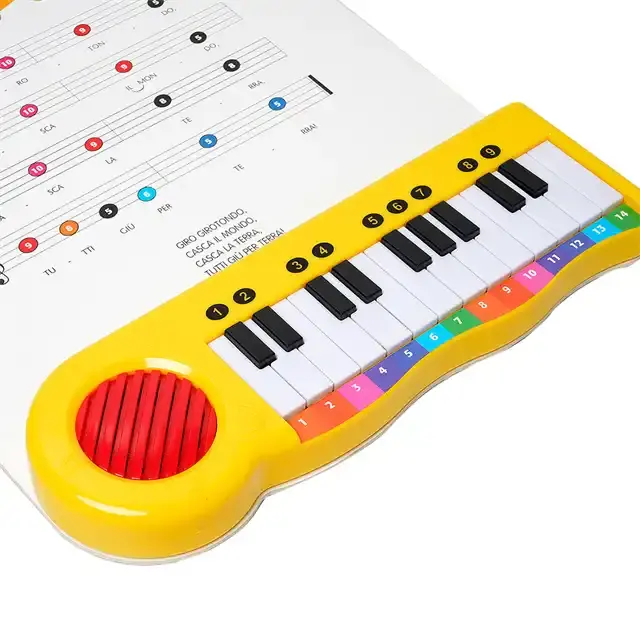 Factory-Made Interactive Education Toy Toddler Sing Talking Piano Sound Book with Soft Cover Printed on Offset Art Paper