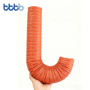 עיצוב תעשייתי באיכות גבוהה סִגְנוֹן רכב סיליקון גמיש בלם קירור מערכות HVAC כניסת אינדוקציה לתעלות אוויר - Product Image 4