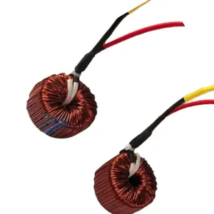 Professionele Maatwerk 3kw Sendust Magnetische Ring Sinus Inductie Inductie Inverter Filter Inductor Pfc Inductiespoel