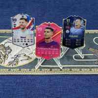 Llavero con Tarjeta de Puntuación de Fútbol, con Colgante Acrílico de los Equipos Nacionales de Ronaldo, Portugal, Kaka y Neymar, en Material Plástico