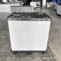 Boîte de rangement pliable pour palettes 800x600x800mm, optimisation de l'espace