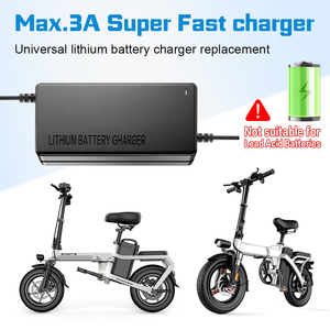 <span class=keywords><strong>Chargeur</strong></span> de scooter 48V3A, charge rapide pour batteries au lithium de vélo électrique/moteur/<span class=keywords><strong>hoverboard</strong></span>, protection contre les surcharges, portable, 150W, prise US - Product Image 2