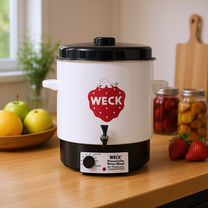Weck Preserving <b>Kettle</b> 29 L 35 Cm White Enamelled With Tap - Product Image 3