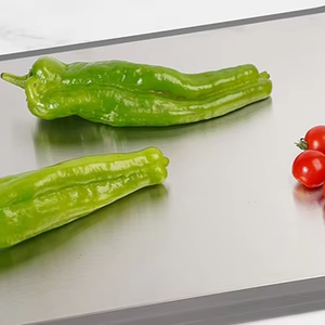 Planche à découper de cuisine en acier inoxydable épaissie antibactérienne pour bloc de coupe de légumes et de viande - Product Image 5