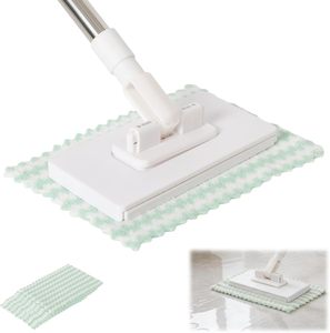Automatic Durable Mini Rotary Flat <strong>Mop</strong> with Swivel Handle Microfiber <strong>Mop</strong> Head Stainless Steel for Mopping <strong>Floors</strong> Made in China - Product Image 1