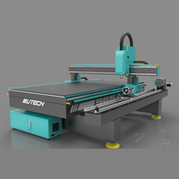 Kit de table de routeur CNC industriel DIY, machine de sculpture sur bois 3 axes 1300x2500mm, moteur servo hybride à broche unique, contrôleur Mach3