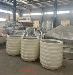 Maceta de Fibra de Vidrio para Exteriores, Resistente a los Rayos UV, a las Heladas y a la Intemperie, Maceta Grande de FRP con Orificios de Drenaje para Techos y Proyectos Urbanos - Product Image 4
