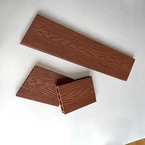 Piso de coextrusión de cubierta Wpc para exteriores compuesto de madera y plástico de China