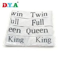 Fabricant Polyester Spandex Élastique Lot de 4 Organisateur de draps de lit Bandes Cubes pour le rangement des vêtements Ceinture Organisateur de draps de lit