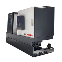 TCK3100SY CNC Machine Système de contrôle Fanuc Nouveau tournage Fraisage Broches à lit incliné Interpolation de l'axe Y 12 stations Outillage en direct