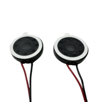 Haut-parleur klaxon 20Mm 8 Ohm 1W Micro haut-parleur magnétique intérieur en plastique petit rond Composants acoustiques avec fil