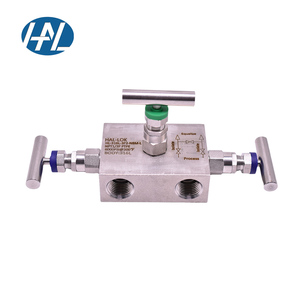 直接取り付け手動高圧T型計器マニホールドニードルバルブ2/3/5マニフォールドバルブ付きガスメディア用 - Product Image 2