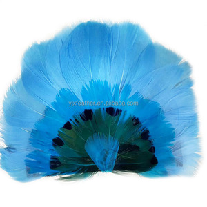 Accessoires de chapeau de mode féminine sur mesure avec plumes turquoise, plumes faites à la main pour hommes de 7 à 15 cm pour la décoration de chapeaux - Product Image 5
