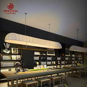 Lámpara de techo de araña de tela <span class=keywords><strong>rectangular</strong></span> moderna para mesa de comedor o <span class=keywords><strong>cocina</strong></span> para uso en hoteles - Product Image 3