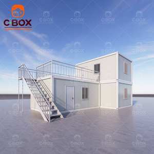 Cbox, maison préfabriquée modulaire légère à deux étages, détachable, villa mobile, restaurant, bar, café, magasins, conteneur - Product Image 6