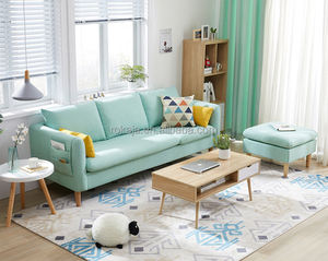 Sofá de Tela Desmontable Económico, Sofá de Tela Nórdico para Apartamentos Pequeños, Sofá Combinado para Salas de Estar Pequeñas o Casas de Alquiler - Product Image 3