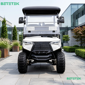 Carrito de Golf de 4 Plazas con Asientos Espaciosos, Funcionamiento Suave, Fuerte Agarre en el Césped, Carrito de Golf Resistente para Resorts y Clubes, para Carreteras No Públicas, DOT CE - Product Image 1