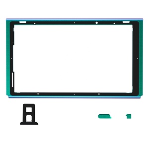 DIY Housing Shell Replacement Faceplate Front Frame for Nintendo <b>Switch</b> Console - Chameleon Green Purple for Gamepad - Product Image 1
