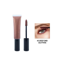 Mascara de marque propre, cosmétiques, mascara waterproof, noir intense, longue tenue, brosse fine, facile à enlever, mascara tubulaire noir intense