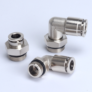 Đầy đủ Đồng nhanh chóng kết nối phù hợp PC6 8-g02 chủ đề với Vòng niêm phong không cần băng <span class=keywords><strong>PTFE</strong></span> thích hợp cho van điện từ bơm không khí - Product Image 1