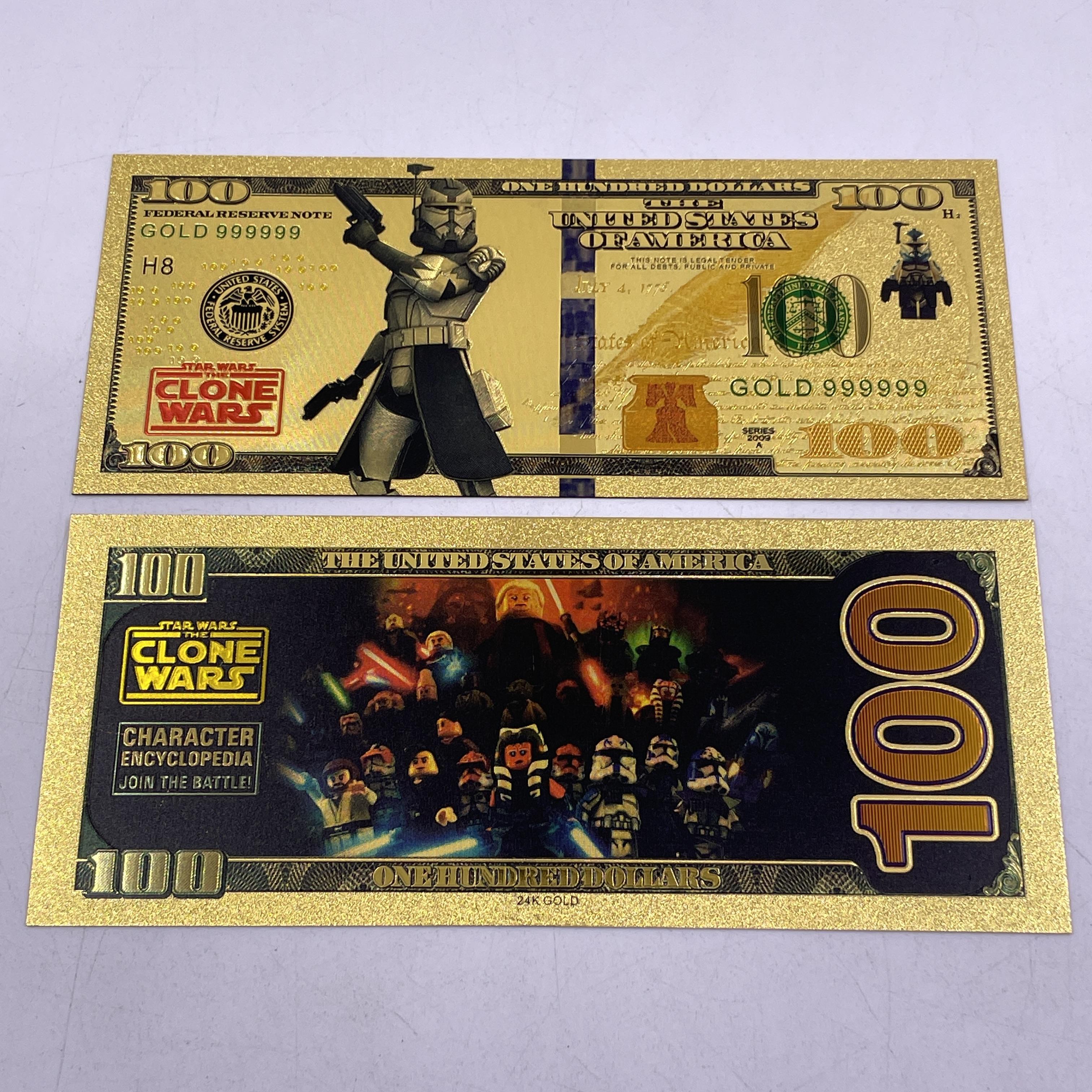 超级英雄美国100美元美元钞票超级英雄24k金箔钞票与定制设计| Alibaba.com
