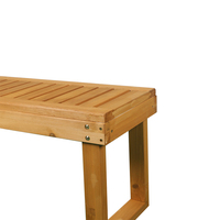 Qualité garantie confort personnalisé amovible extérieur jardin patio Chine banc en bois de sapin