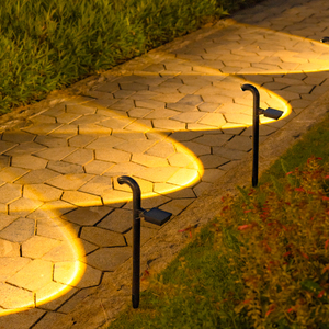 Foco solar LED impermeable IP65 <span class=keywords><strong>para</strong></span> césped al aire libre, patio, jardín y decoración de Patio, nuevo enchufe y luz, iluminación de carretera - Product Image 4
