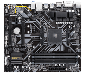 Carte mère Gigabyte <span class=keywords><strong>B450M</strong></span> <span class=keywords><strong>DS3H</strong></span> <span class=keywords><strong>AM4</strong></span> Micro-ATX de haute qualité - Product Image 2